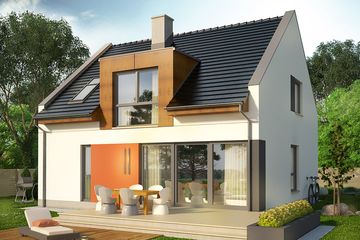  Projekt domu Aviator 2 (WRN1389) - projekt domu parterowego z poddaszem - Zdjęcie 4