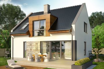  Projekt domu Aviator 2 (WRN1389) - projekt domu parterowego z poddaszem - Zdjęcie 5