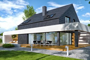  Projekt domu HomeKoncept 50 (KRX1070) - projekt domu parterowego z poddaszem - Zdjęcie 4