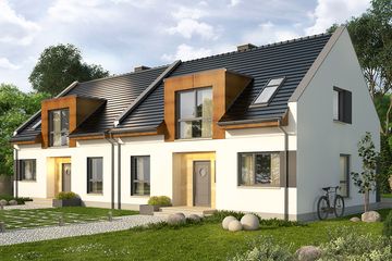  Projekt domu Aviator 3 (WRN1390) - projekt domu parterowego z poddaszem - Zdjęcie 1