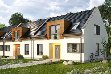 Projekt domu Aviator 5 - parterowy z poddaszem dom o powierzchni 140,40 m², dach dwuspadowy - ujęcie 2