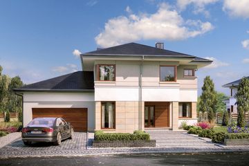  Projekt domu Domena 301 B (WRW1304) - projekt domu z pełnym piętrem - Zdjęcie 4