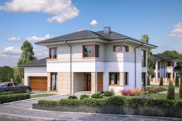  Projekt domu Domena 301 B (WRW1304) - projekt domu z pełnym piętrem - Zdjęcie 1