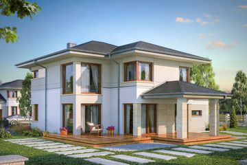  Projekt domu Domena 301 B (WRW1304) - projekt domu z pełnym piętrem - Zdjęcie 3