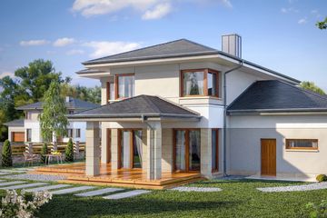  Projekt domu Domena 301 B (WRW1304) - projekt domu z pełnym piętrem - Zdjęcie 2