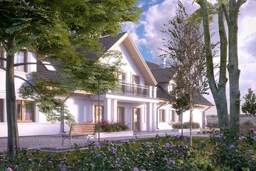  Projekt domu opieki Horyzont (BSA2133) - projekt domu parterowego z poddaszem - Zdjęcie 3