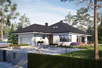  Projekt domu Tanita II G2 energo (WRC2699) - projekt domu parterowego - Zdjęcie 4