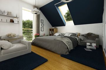  Projekt domu Turkawka z garażem 1-st. bliźniak [A-BL1] (WRF1675) - projekt domu parterowego z poddaszem - Zdjęcie 8