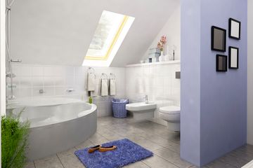  Projekt domu Turkawka II z garażem i wiatą bliźniak [A1-BL] (WRF1834) - projekt domu parterowego z poddaszem - Zdjęcie 8