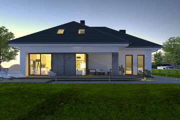  Projekt domu Torino (BBE1044) - projekt domu parterowego z poddaszem - Zdjęcie 2