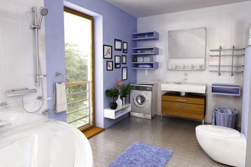  Projekt domu Turkawka z garażem i wiatą bliźniak [A1-BL] (WRF1831) - projekt domu parterowego z poddaszem - Zdjęcie 7