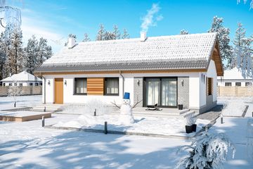  Projekt domu Tracja 2 Teriva (WOE1115) - projekt domu parterowego - Zdjęcie 4