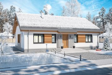  Projekt domu Tracja 2 Teriva (WOE1115) - projekt domu parterowego - Zdjęcie 5