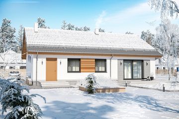  Projekt domu Tracja 2 Teriva (WOE1115) - projekt domu parterowego - Zdjęcie 7