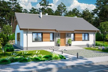  Projekt domu Tracja 2 Teriva (WOE1115) - projekt domu parterowego - Zdjęcie 8