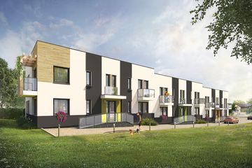  Projekt budynku wielorodzinnego La Colina budynek wielorodzinny 4-lokalowy (segment prawy) (SLO1053) - projekt budynku z pełnym piętrem - Zdjęcie 3