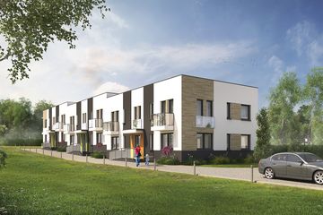  Projekt budynku wielorodzinnego La Colina budynek wielorodzinny 4-lokalowy (segment środkowy) (SLO1054) - projekt budynku z pełnym piętrem - Zdjęcie 4