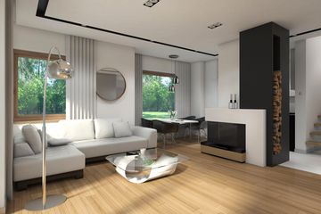  Projekt domu Reksio 2G+ (BSB1080) - projekt domu parterowego z poddaszem - Zdjęcie 6