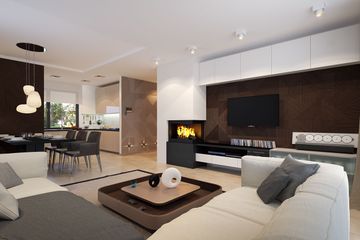  Projekt domu Karmel 4 (BSE1124) - projekt domu parterowego z poddaszem - Zdjęcie 7