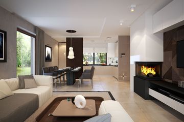  Projekt domu Karmel 4 (BSE1124) - projekt domu parterowego z poddaszem - Zdjęcie 8