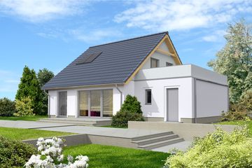  Projekt domu Valletta II Pasywny 6a LDP06a (WOB1681) - projekt domu parterowego z poddaszem - Zdjęcie 3