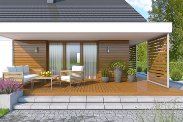  Projekt domu Bianco 2 modern (WOF1108) - projekt domu parterowego - Zdjęcie 3