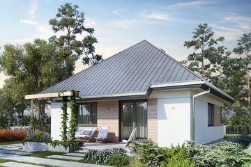  Projekt domu Fiołek (1505) (KRD2655) - projekt domu parterowego - Zdjęcie 3