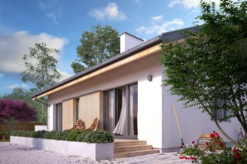  Projekt domu Fistaszek (BSA2134) - projekt domu parterowego - Zdjęcie 4