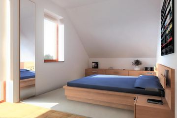  Projekt domu Akord (17) (KRD1005) - projekt domu parterowego z poddaszem - Zdjęcie 6