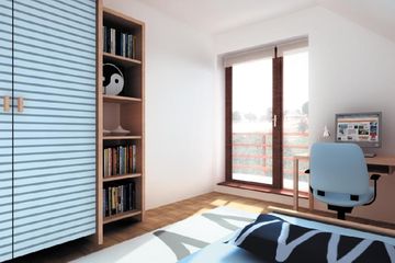  Projekt domu Akord (17) (KRD1005) - projekt domu parterowego z poddaszem - Zdjęcie 7