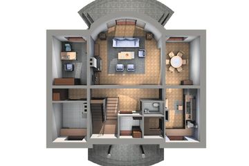  Projekt domu Akord (17) (KRD1005) - projekt domu parterowego z poddaszem - Zdjęcie 8