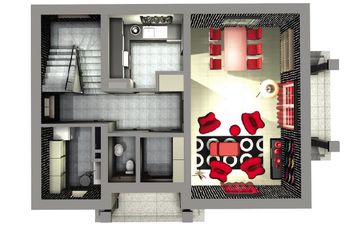  Projekt domu Antałek (34) (KRD2014) - projekt domu parterowego z poddaszem - Zdjęcie 10