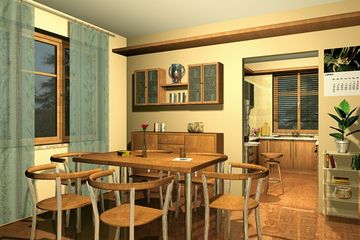  Projekt domu Birkut - murowana – ceramika (KRD1382) - projekt domu parterowego z poddaszem - Zdjęcie 5