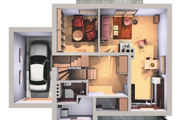  Projekt domu Borówka (87) (KRD1361) - projekt domu parterowego z poddaszem - Zdjęcie 9