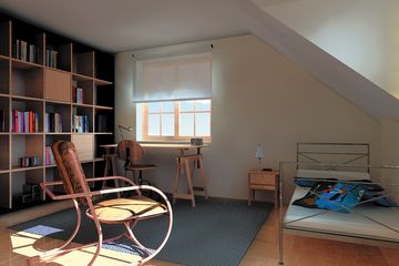  Projekt domu Faustyn - murowana – ceramika (KRD1407) - projekt domu parterowego z poddaszem - Zdjęcie 6