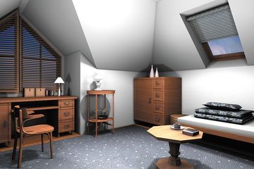  Projekt domu Cyrkon - murowana – ceramika (KRD1400) - projekt domu parterowego z poddaszem - Zdjęcie 6