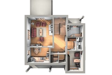  Projekt domu Gustaw (272) (KRD1452) - projekt domu parterowego z poddaszem - Zdjęcie 10