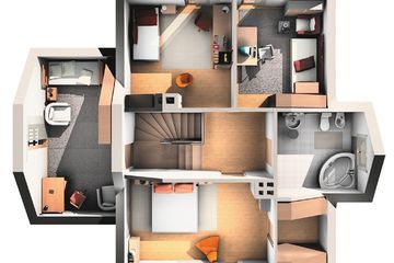  Projekt domu Koliba - murowana – ceramika (KRD1767) - projekt domu parterowego z poddaszem - Zdjęcie 10