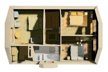  Projekt domu Kos (372) (KRD1118) - projekt domu parterowego z poddaszem - Zdjęcie 10