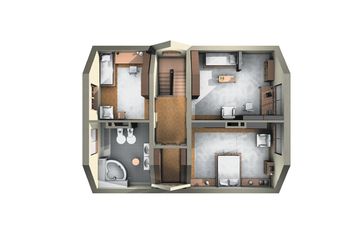  Projekt domu Krzemyk (398) (KRD2036) - projekt domu parterowego z poddaszem - Zdjęcie 10