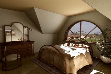  Projekt domu Lipczyk (421) (KRD2395) - projekt domu parterowego z poddaszem - Zdjęcie 7