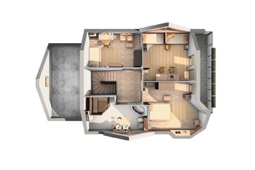  Projekt domu Maja (438) (KRD2240) - projekt domu parterowego z poddaszem - Zdjęcie 10