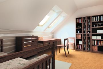  Projekt domu Mały Dworek (454) (KRD2407) - projekt domu parterowego z poddaszem - Zdjęcie 9