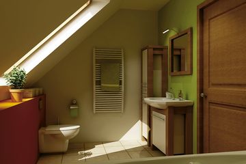  Projekt domu Mrówka - murowana – ceramika (KRD1534) - projekt domu parterowego z poddaszem - Zdjęcie 8