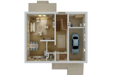  Projekt domu Oberek - murowana–ceramika (KRD2759) - projekt domu parterowego z poddaszem - Zdjęcie 12