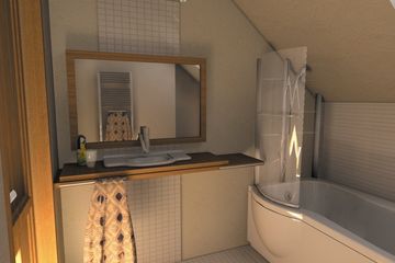  Projekt domu Pod Lipą (573) (KRD1188) - projekt domu parterowego z poddaszem - Zdjęcie 4