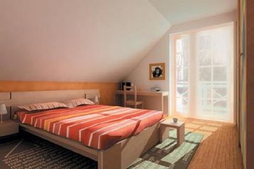  Projekt domu Prymulka (582) (KRD1905) - projekt domu parterowego z poddaszem - Zdjęcie 6