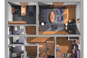  Projekt domu Smolik - murowana – ceramika (KRD1573) - projekt domu parterowego z poddaszem - Zdjęcie 8