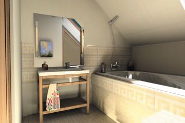  Projekt domu Smyk - murowana – ceramika (KRD1446) - projekt domu parterowego z poddaszem - Zdjęcie 4