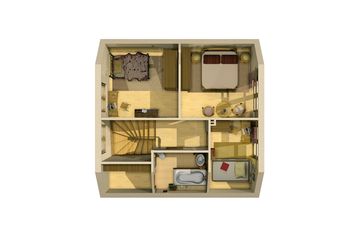  Projekt domu Smyk-2 (629) (KRD2267) - projekt domu parterowego z poddaszem - Zdjęcie 9